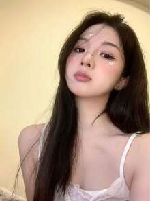 2片装2026新款高端蝴蝶脸部贴纸，潮流自粘式脸部装饰贴纸，易于粘贴和移除，精致设计，打造氛围妆容，适用于Y2K、KPOP、嘉年华等风格，可作脸部装饰贴或宝石贴纸。 - 彩色 - 查看 4