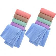 BESPORTBLE 10piezas Ropa De Cama Polar para Mascotas Absorbente De Microfibra y Lavable para Jaula De Animales Pequeños como Cobayas Conejos y Hámsters - 1 - Ver 9