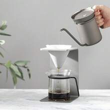 100 Stücke weiße/rein weiße - V01/V02 Tropffilter Stil Kaffeefilter Papiere für Filterkaffee, Einweg-Kegel-förmige amerikanische Kaffeefilter Papiere