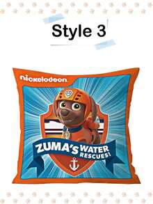 Paw Patrol Theme - Paw Patrol Hero Accessories: Cute Puppy Patrol Plush Throw Pillow, Suitable For Living Room, Sofa And Bedroom. Fluffy Gray Cartoon Archie Pillow, Soft And Comfortable Touch. A Perfect Gift For Friends And Family On Holidays And Parties. - Multicolor - View 4