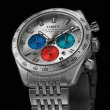 Timex Waterbury Men's Three-Hand Quartz Watch Stainless Steel Case Scratch Resistant Glass TW2V42400 - Silver - View 5