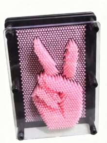 Christmas Decoration 1pc Funny 3DClone Pixel Art Blocks Toy ColorfulPin Art Toy Clone Face Palm ModelPin Art Kids Family Funny GameCreative Gifts,Christmas Gifts,ToysFor Babies,Kid Games,ChristmasKids Gifts,Boy Toys,StockingStuffers>Fidget Toys For Teenager - Multicolor - View 4