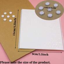 240/480/720/960/1200/2400pcs Double-Sided Adhesive Hexagon EVA Foam Tape, Super Sticky Double-Sided Foam Tape, 3D Double-Sided Foam Stickers, Suitable For Handmade Crafts - White - View 6