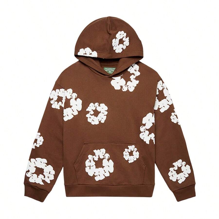 Denim Tears 'The Cotton Wreath'New Item Autumn Winter Hoodie Loose Drop Shoulder Hooded Hot Item Women Sweatshirt Men's Autumn Winter Hoodie Loose Drop Shoulder Hooded Women/Men Sweatshirt , With Modern Men Breathable Technology, Loose Urban Functional Wear, High-End Cotton For Urban Street Style, Loose Silhouette Gender-Neutral Design, Mixed-Color Cotton For Low-Profile, Preferred Choice For Cafes And Hiking - 查看 1
