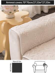 1pc Plush Thickened Warm Sofa Cushion Cover, Modern Minimalist Anti-Slip Sofa Seat Pad, Dust-Proof And Washable Sofa Slipcover, White Fresh And Soft, Pet-Friendly, Fits L-Shaped Sofa And 1/2/3/4 Seater Sofa, Suitable For Bedroom, Office, Living Room - White - View 13