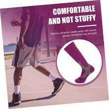 1 Par medias deportivas de compresion compression socks calcetas basketball calcetines de sudoración rápida calcetines para enfermeras calcetín de esquí adulto media de ejercicio OATIPHO - 1 - Ver 5