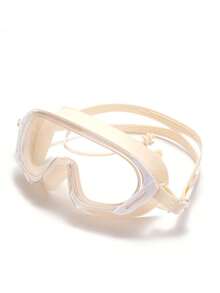 成人大框泳镜 - 防雾、防紫外线、防水、180°广角男女通用泳镜，适用于泳池和开放水域