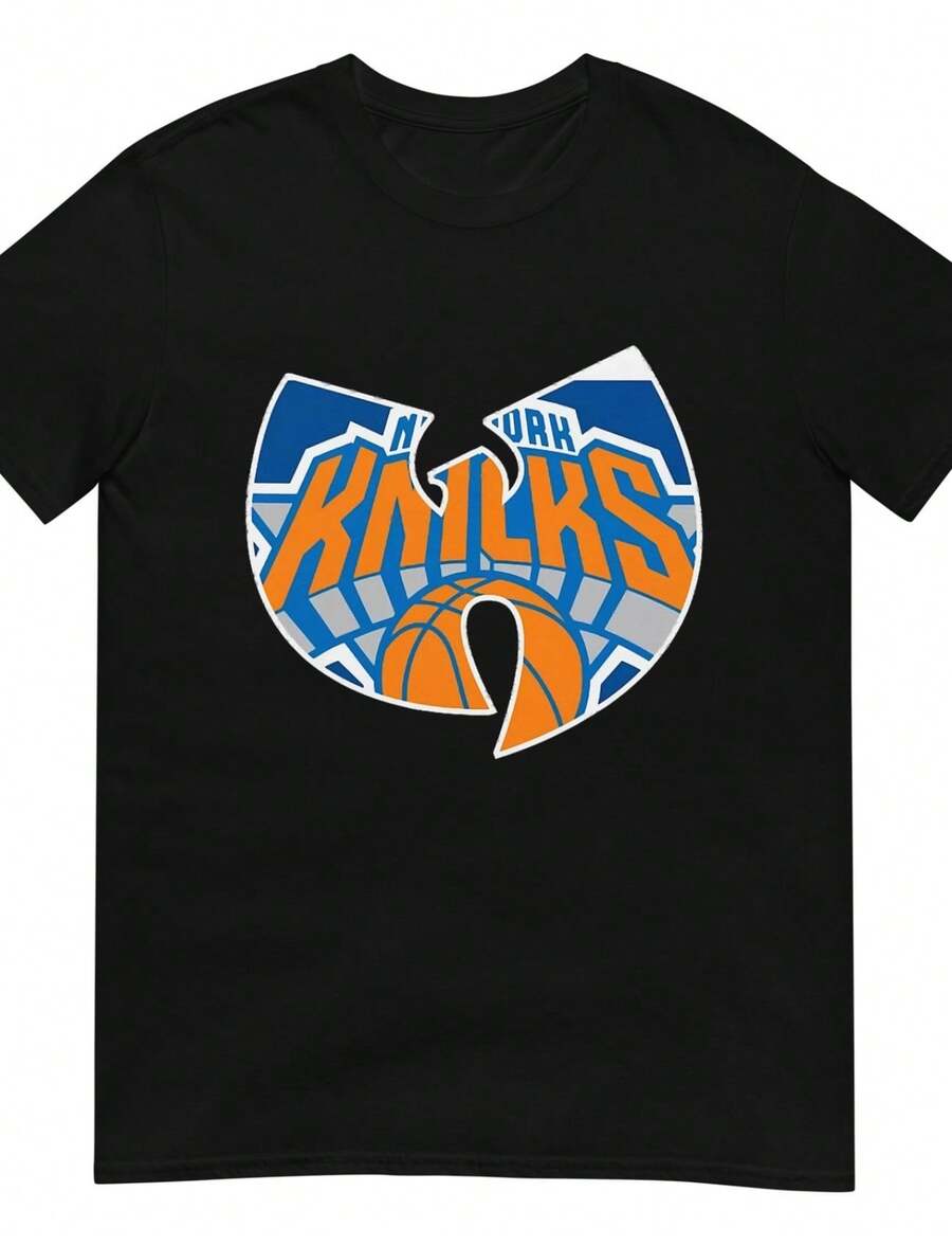 New York Knicks -Tang Vintage T-Shirt, Team Tee, Basketball Fan Gift, Hip Hop Sports Shirt - Black - View 1