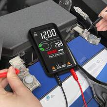 BSIDE S10 智能数字万用表 - 高精度电气测试仪，配备彩色液晶显示屏，可测量电压、电容、电阻、二极管、NCV 非接触式电压检测和频率，轻巧便携。