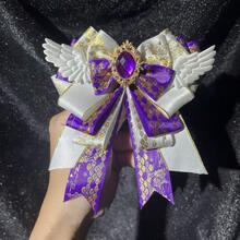 1 trâm cài nơ trang trí dễ thương, cánh thiên thần thủ công DIY, gậy cổ vũ thần tượng Otaku, phụ kiện trang phục cosplay, trang trí túi Lolita - Nhiều màu - Xem 20