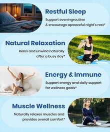 VEV 14-In-1 Magnesium Gummies – With Ashwagandha, L-Theanine, Vitamin D3 & Zinc - 1PC - 查看 6