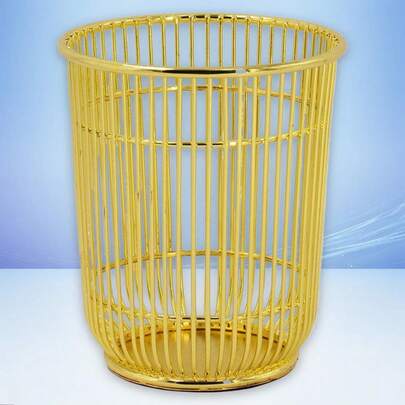 Gold Wire Pencil Holder