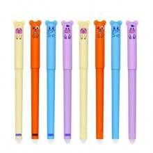 5/10 chiếc bút bi có thể xóa được họa tiết động vật hoạt hình dễ thương màu ngẫu nhiên 0,5mm bút mực xanh/đen, dùng cho học sinh viết, ghi chú, ký tên trong văn phòng, quà tặng cho giáo viên, bạn bè, đồ dùng văn phòng & trường học - Nhiều màu - Xem 5