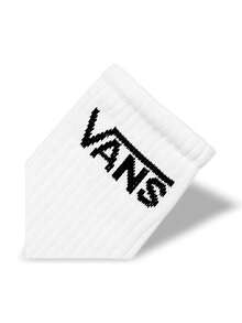 Vans 经典款男士运动袜，透气轻便，弹性好，易洗，适合各种运动、户外和日常穿着，白色 VN000F0XWHT1 - 白色 - 查看 5
