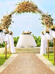 1 قطعة سجادة ممر مزينة بالترتر والترتيب بالألوان الأحمر والوردي والذهبي الشمبانزي والأبيض، اكسسوارات سجادة حفل الزفاف (يمكن قصها)، ديكور حفلة عيد الميلاد، سجادة لامعة لحفلات الأعياد والزفاف وموقع الاقتراح والاحتفال بالذكرى السنوية، ممر أحمر للسينما، ديكور داخلي وخارجي، لوازم الزفاف، هدايا حفل الزفاف، ديكور حفلة عيد الميلاد، ديكور المنزل - متعدد الألوان - مشاهدة 9