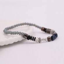 European And American  Glass Bead Handmade Bracelet For Women, Personalized Minimalist Design, Versatile Accessory - màu đen - Xem 5
