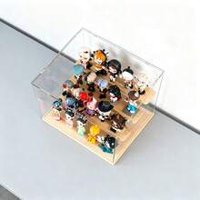 1 Acrylic Display Cabinet - Transparent Display Rack, Display Case, Display Box, Mini Handicraft Toy And Doll Decorative Storage Box, Suitable For Home, Dormitory, School, And Office - 無色 - 查看 4