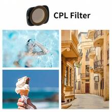 【兼容 OSMO Pocket 3/2/1 的磁吸式滤镜】UV 滤镜/CPL 偏振镜/ND 中性密度滤镜/防眩光夜景摄影滤镜/二合一偏振镜和 ND 滤镜，多种滤镜选择，磁吸式设计，多层镀膜，高清画质，适用于风景和人像摄影