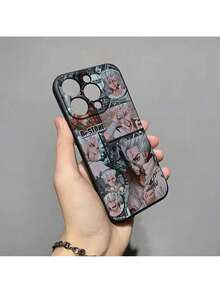 Funda de teléfono anime genial D-Dr.STONE compatible con 16 Pro Max 15 14 Pro Max 13pro 11 X Xs Xr 8 7Plus, funda de silicona, funda compatible con funda  17 pro max, funda  17 pro, funda  17, funda  16, funda  16 pro max, funda  15 - Negro 3 - Ver 11