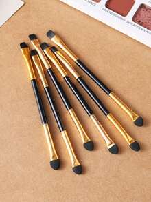 Personalized Custom New Double-Ended Makeup Brush Eyeshadow Stick Eyeshadow Brush Single Beauty Makeup Brush Single Brush