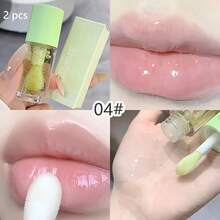 4-Piece Set Of Softening Lip Essence Oil, Moisturizing And Hydrating Plump Lips, Lipstick Primer Lip Balm - Strawberry - 查看 5