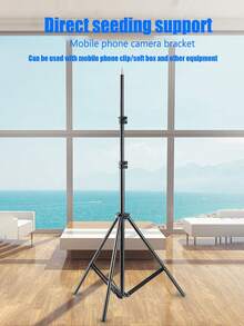 Phone Stand Tripod Mount For Photography - Black - View 6