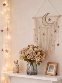1/3/80pcs 11.22" Artificial Hydrangea, Rose, Daisy, Chrysanthemum Flower Combination, Suitable For New Year Party, Wedding, Birthday Anniversary, Fireplace And Dining Table Decor, Indoor/Outdoor Home Decoration, Wreath Making, Thanksgiving Decor, DIY - Coffee Brown - View 7