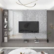 1 卷现代灰色大理石自粘墙纸，宽 15.75/23.62/31.5 英寸，防水防油墙贴，即撕即贴，耐高温可移除墙纸，适用于橱柜台面装饰厨房电视背景家居装饰家具翻新