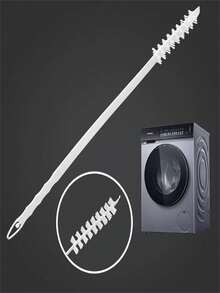 1/2/5件套滚筒洗衣机清洁刷 洗衣机滚筒内壁清洁刷 专用长柄刷 内壁缝隙刷 - 适用于清洁洗衣机、空调、风扇、管道、家用清洁工具