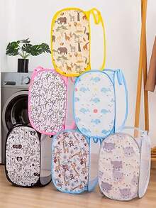 Foldable Baby Basket - A Foldable Clothes And Diaper Storage Basket With Breathable Mesh Surface And Sturdy Carrying Handles. This Portable Baby Clothes Organizer Is Suitable For Nursery, Bedside, And Travel - Compact Folding Design For Easy Carrying (Great For New Parents).