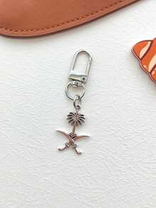 2 chiếc mặt dây chuyền hình cây cọ bằng kim loại (vàng/bạc) - Phụ kiện trang trí túi xách và móc khóa, phù hợp với túi xách, ví, ba lô và chìa khóa xe hơi - Trang trí lấy cảm hứng từ trang sức cây dừa thời trang, phụ kiện trang trí túi bằng kim loại bền chắc, hoàn hảo cho túi đi nghỉ mát ở bãi biển. - Nhiều màu - Xem 8