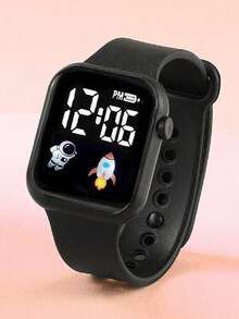 2 piezas Relojes digitales rectangulares para niños - Multicolor - Ver 5