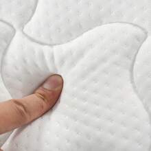 Spring Mattress, Dimensions: 90 * 190 Cm, Thickness: 10 Cm, Firmness Level: H3, With Ergonomic Modules And Lumbar Support; Rolled Mattress - White - View 7