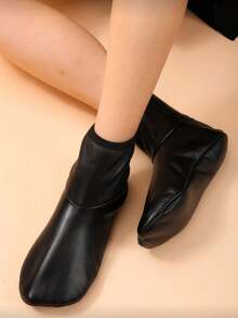 1 par de calcetines gruesos de terciopelo con suela antideslizante, calcetines impermeables para interiores y exteriores, cálidos calcetines para hombres y mujeres