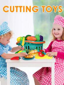 100PCS,Color Sorting Play Food Set - Learning Toys For Boys & Girls, Cutting Food Toy, Kitchen Accessories For Kids, Toddler Sorting /Fine Motor Skills Toy, Daycare/Preschool Educational Toys - Multicolor - View 4