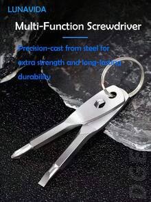 Outdoor Multi-Function Tool, Outdoor EDC Flathead & Screwdriver, Hex Wrench Tool Set, Portable Mini, Valentine's Day Gift - Multicolor - View 2