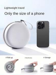 【新品】U型记忆棉颈枕，带收纳盒，便携式旅行午睡枕，慢回弹颈枕，适合办公室午睡、飞机旅行，可拆卸可水洗，附赠收纳袋，旅行必备，度假、暑假、开学季适用 - 彩色 - 查看 4