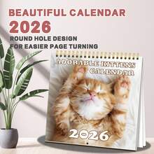 2026-2027年日历，最新版，月度计划表，节假日/生日/纪念日追踪，待办事项清单，适合作为新年礼物、生日礼物、办公用品