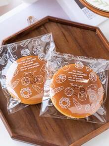 50/100pcs Bread Bags, Toast Bags, Bread Packaging Bags, Self-Adhesive Bags, Baked Goods & Fruit Packaging Bags, Self-Sealing Bags, Home & Kitchen Storage, Back To School Supplies - Multicolor - View 8