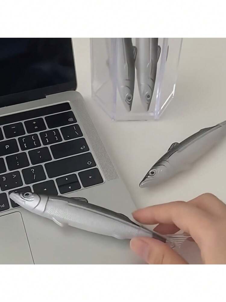 引人注目的趣味鱼形圆珠笔 - 适合作为学校、办公室和派对礼物 - 独特的海洋主题文具礼品，创意学生礼物 - 彩色 - 查看 8