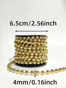 Decorațiune cu lanț de perle pentru nuntă - Potrivită pentru decorarea tivului rochiei de mireasă, ambalarea buchetului, crearea detaliilor romantice ale ceremoniei - Multicolor - Vizualizare 11