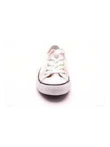 Kids' Low-Top Canvas Sneakers - White Converse CT All Star OX - Stylish & Comfortable Footwear For Boys & Girls, Perfect For Confident Steps - -Durable- Canvas Upper With Lace-Up Design, Ensuring Easy First Ties - Available In Sizes 27, 28, 29, 30, 32 - Timeless Design For All Seasons - Enhance Your Child's Shoe Collection With These Classic Sneakers, Combining Iconic Style And Everyday Comfort For Active Kids On The Go Blanco - 白色 - 查看 2