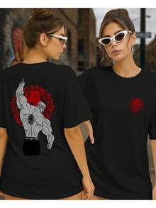 Unisex T-Shirt Escanor Nanatsu Pride Of The Taizai Seven Deadly Sins Sun God Rhitta Axe Anime Manga - màu đen - Xem 2