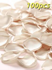 100/200pcs Artificial Champagne Color Rose Petals - Champagne - View 9