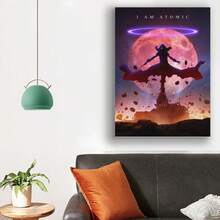 Framed  I Am Atomic Poster The Eminence In Shadow Canvas Painting Picture For Home Wall Decor  New Year Thanksgiving Day, Christmas, Easter For Living Room, Bedroom, Kitchen,Restroom Decoration - Đóng khung - Xem 3