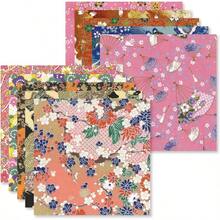 Origami Paper Kit 50 Sheets 6 Inch Square Double Sided Color 10 Vivid Sakura Washi Chiyo Colors Hand Crafts Origami Paper Arts Creativity. Cherry Blossoms - 50張櫻花圖案 - 查看 2