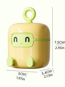 1pc Portable Washable Lint Roller, Household Clothes Fuzz Hair Remover Brush - Multicolor - View 8