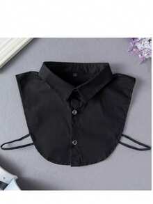 1pc Detachable Fake Collar, Men's Half Shirt Collar, Fashionable Accessory - Multicolor - View 3