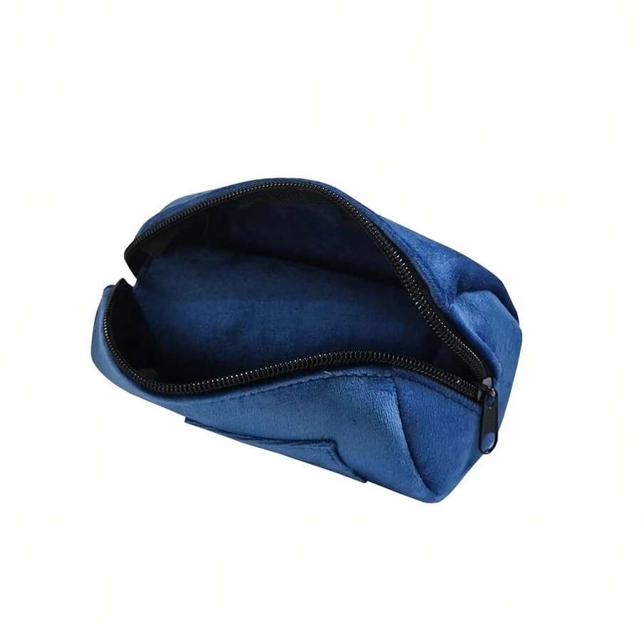 Velvet Bangle & Bracelet Organizers And Storage Small Jewelry Roll Organizer Travel, Compact Jewelry Case For Bangles, Bracelets, Watches(Dark Blue),DarkBlue - 深藍色 - 查看 1