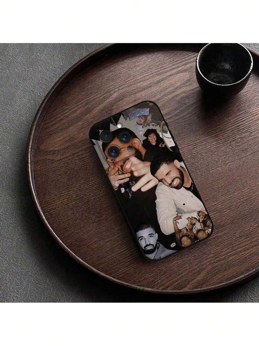 Funda de teléfono del rapero D-Drake compatible con 16 15 11 13 14 Pro Max 7 8 Plus X Xr Xs Max 12mini, funda negra, funda compatible con funda 17 pro max, funda 17 pro, funda 17, funda 16, funda 16 pro max, funda 15. - Z3 - Ver 1